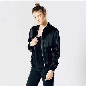 DSTLD Silk Bomber Jacket - Medium